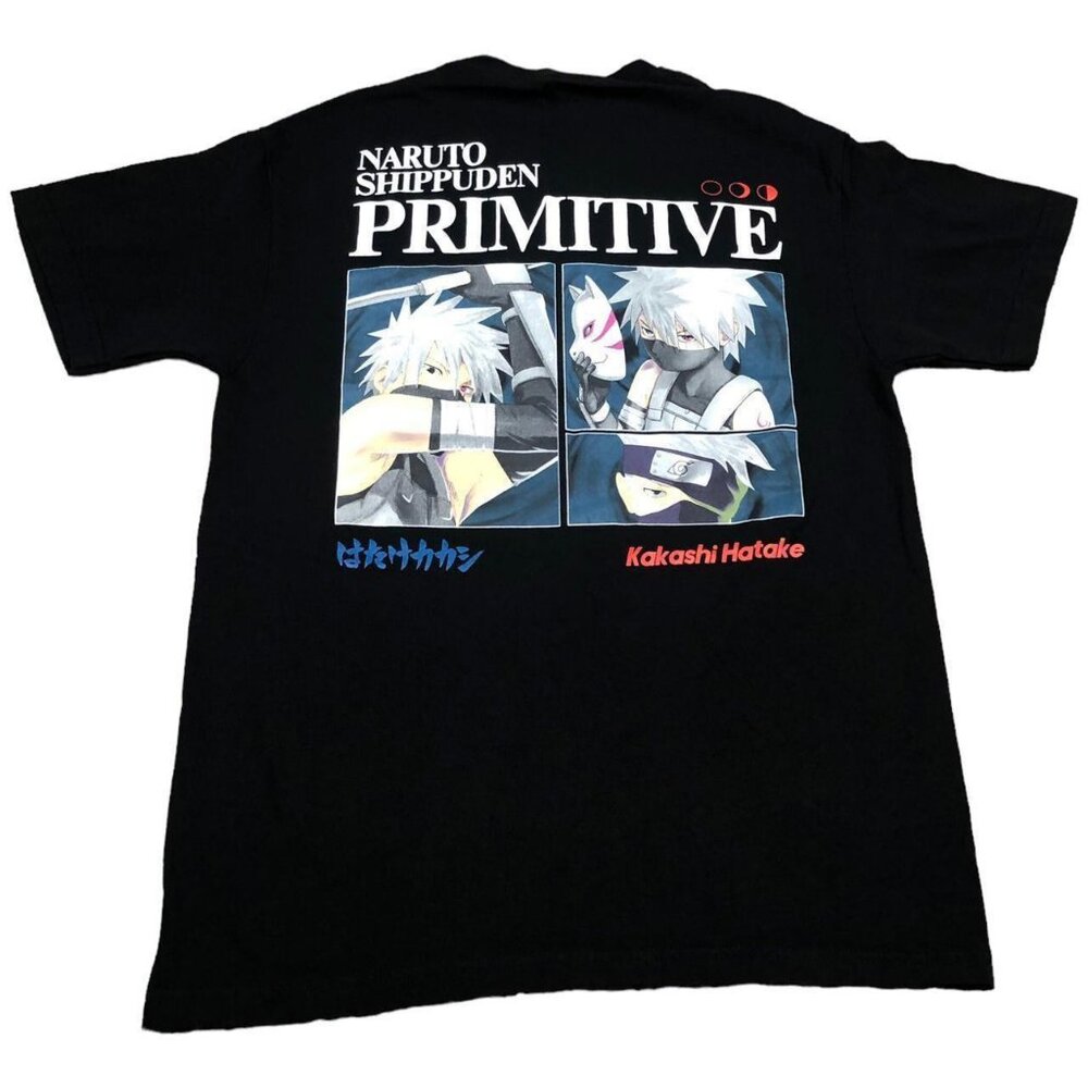 Primitive Skateboarding Naruto Kakashi Hatake Shirt Adult Size Medium